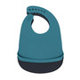 We Might Be Tiny Catchie Bibs - Blue Dusk + Charcoal