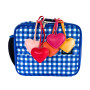 Yumbox 3 Way Carry Insulated Lunch Bag - Vichy Blue Yumbox 3 Way Carry Insulated Lunch Bag - Vichy Blue