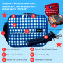 Yumbox 3 Way Carry Insulated Lunch Bag - Vichy Blue Yumbox 3 Way Carry Insulated Lunch Bag - Vichy Blue