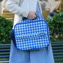 Yumbox 3 Way Carry Insulated Lunch Bag - Vichy Blue Yumbox 3 Way Carry Insulated Lunch Bag - Vichy Blue