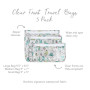 Bumkins Clear Travel Bag 3-Pack - Cacti
