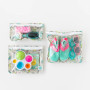 Bumkins Clear Travel Bag 3-Pack - Cacti