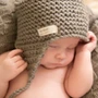 Weebits Merino Chunky Hats [LAST ONE LEFT - MUSHROOM 3-6M]