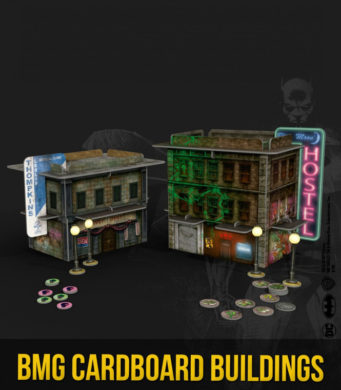 BATMAN MINI GAME CARDBOARD BUILDINGS