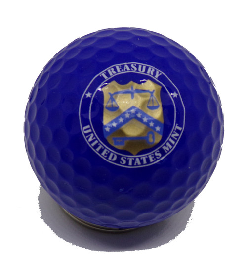 Treasury Seal Golf Ball Blue