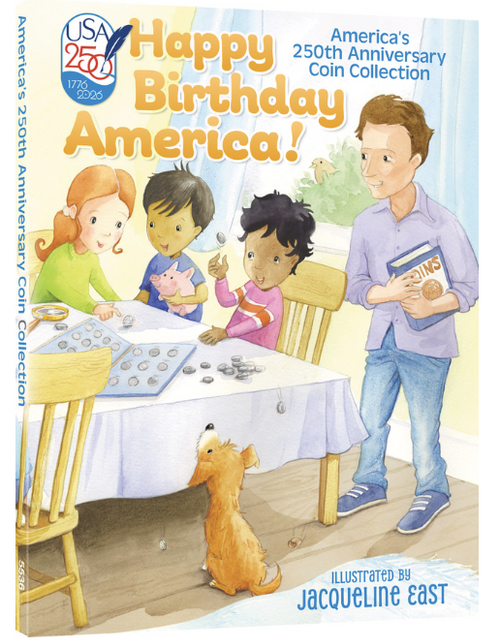 Happy Birthday America Children's Coin Folder