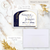 Save the date package black modern gold and navy