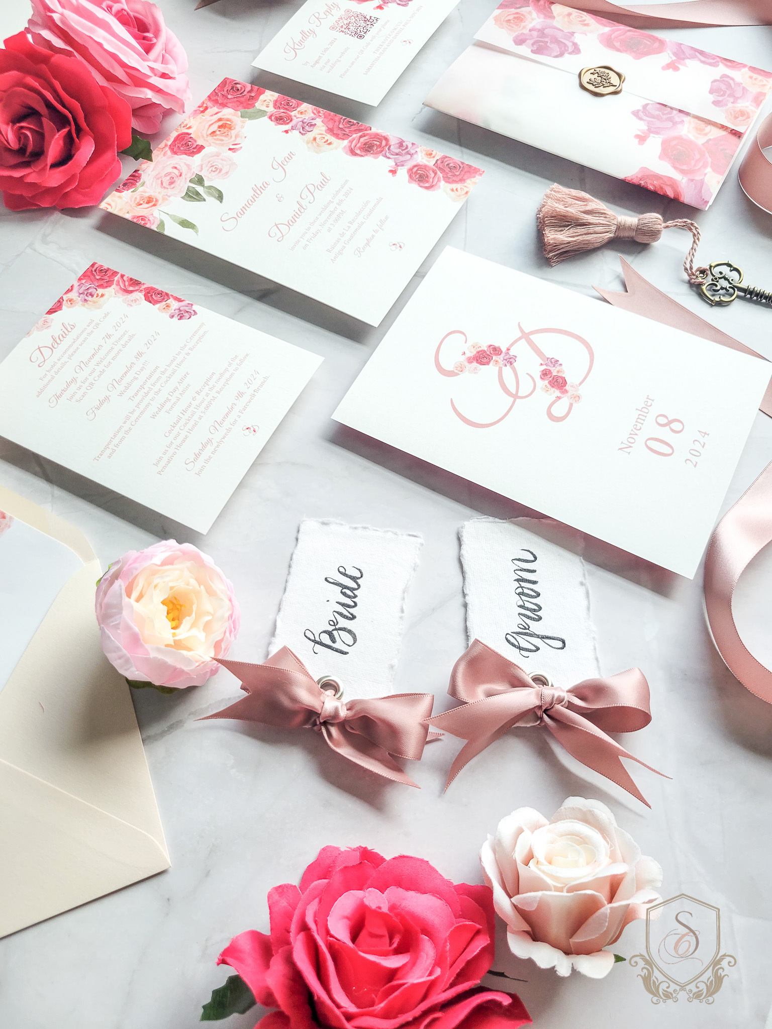 Magenta Invitation Suite