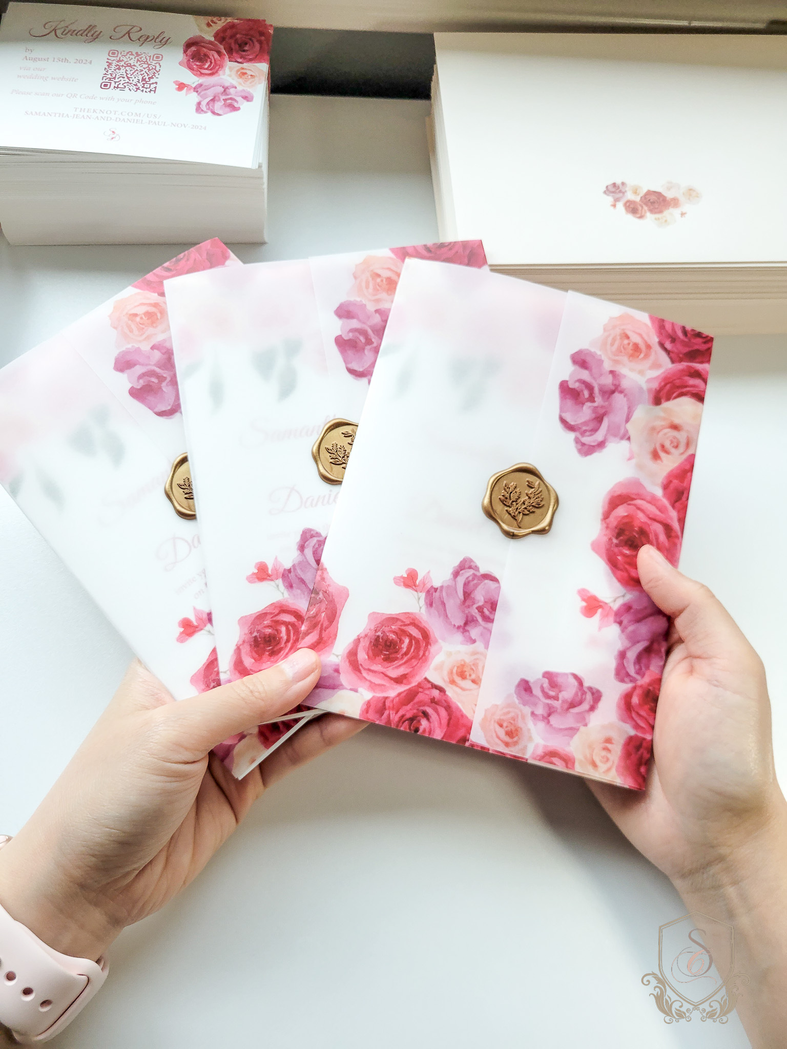 Invitation Jacket with Wax seal