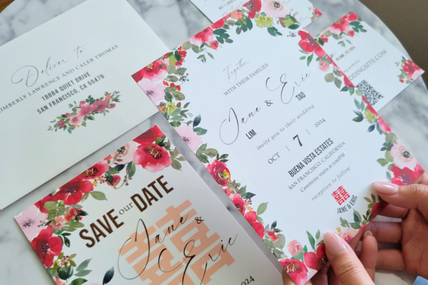 What are custom designed invitations