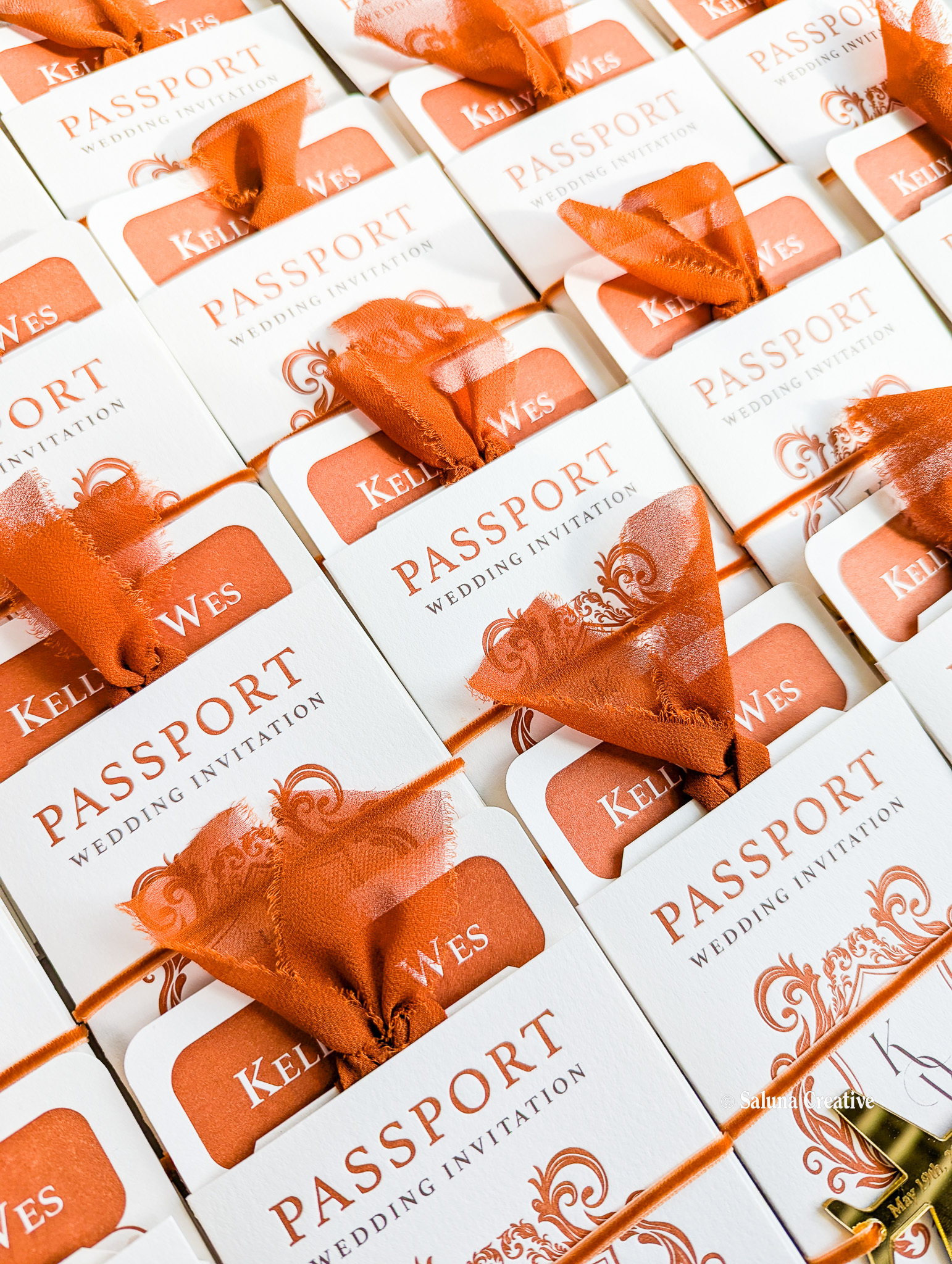 Destination Wedding Passport Invitation