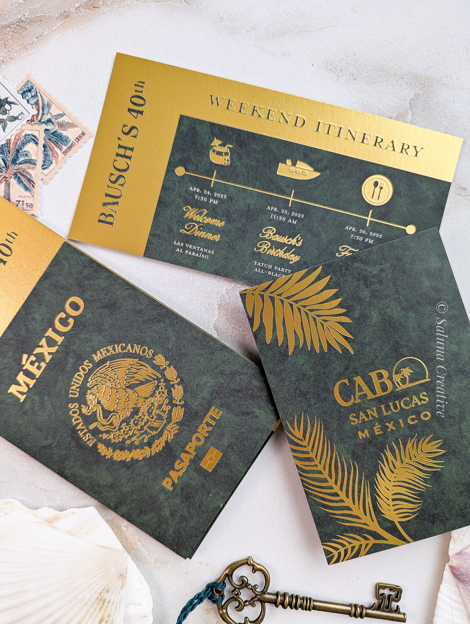 Cabo Passport Invitation