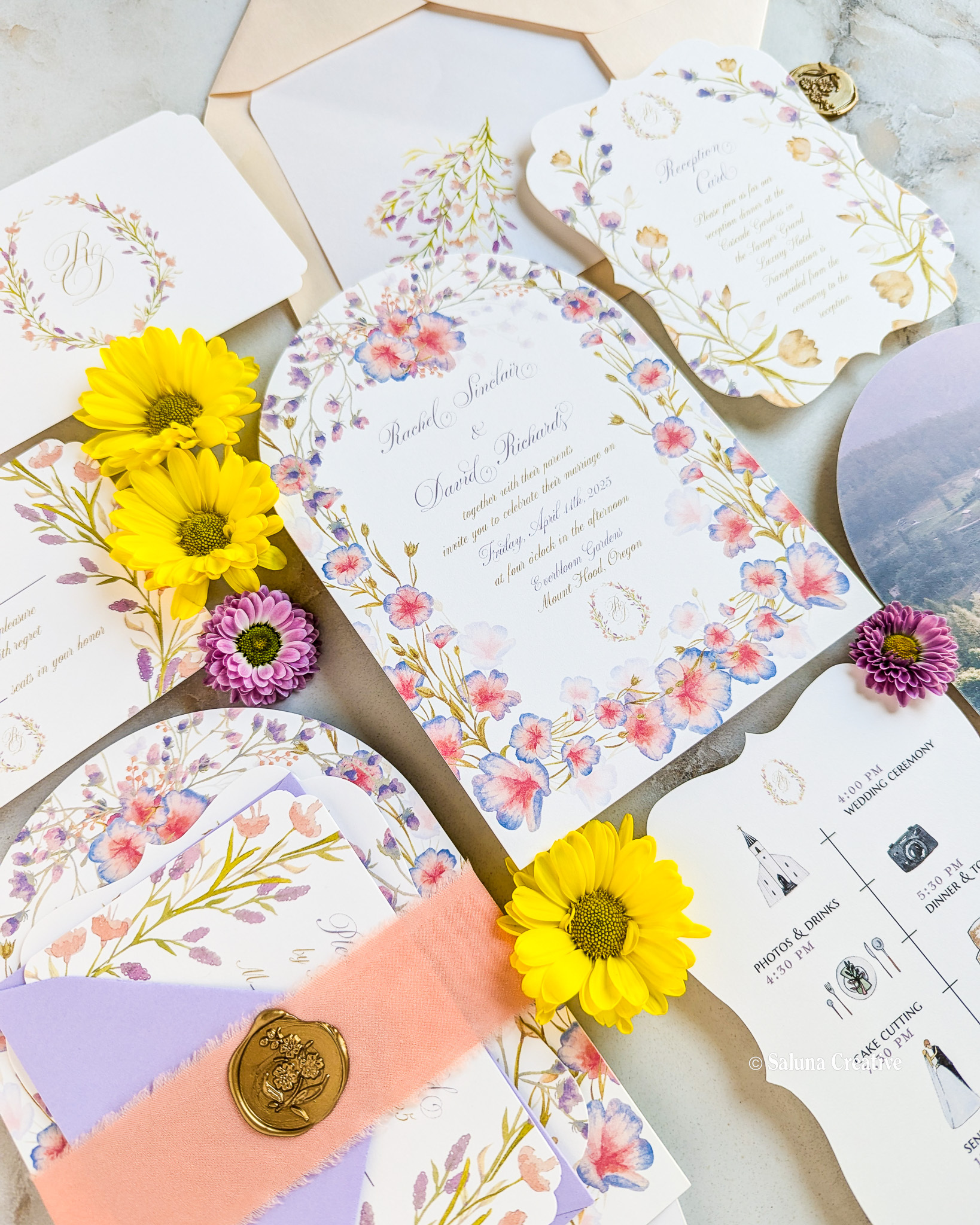 Floral Invitation Suite