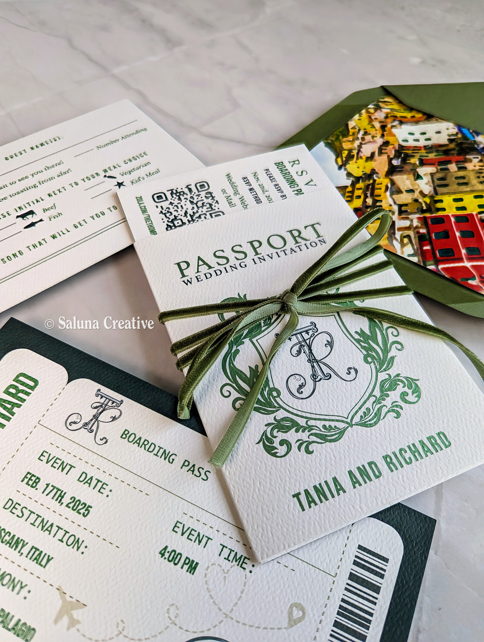 Destination Passport Invitation Suite