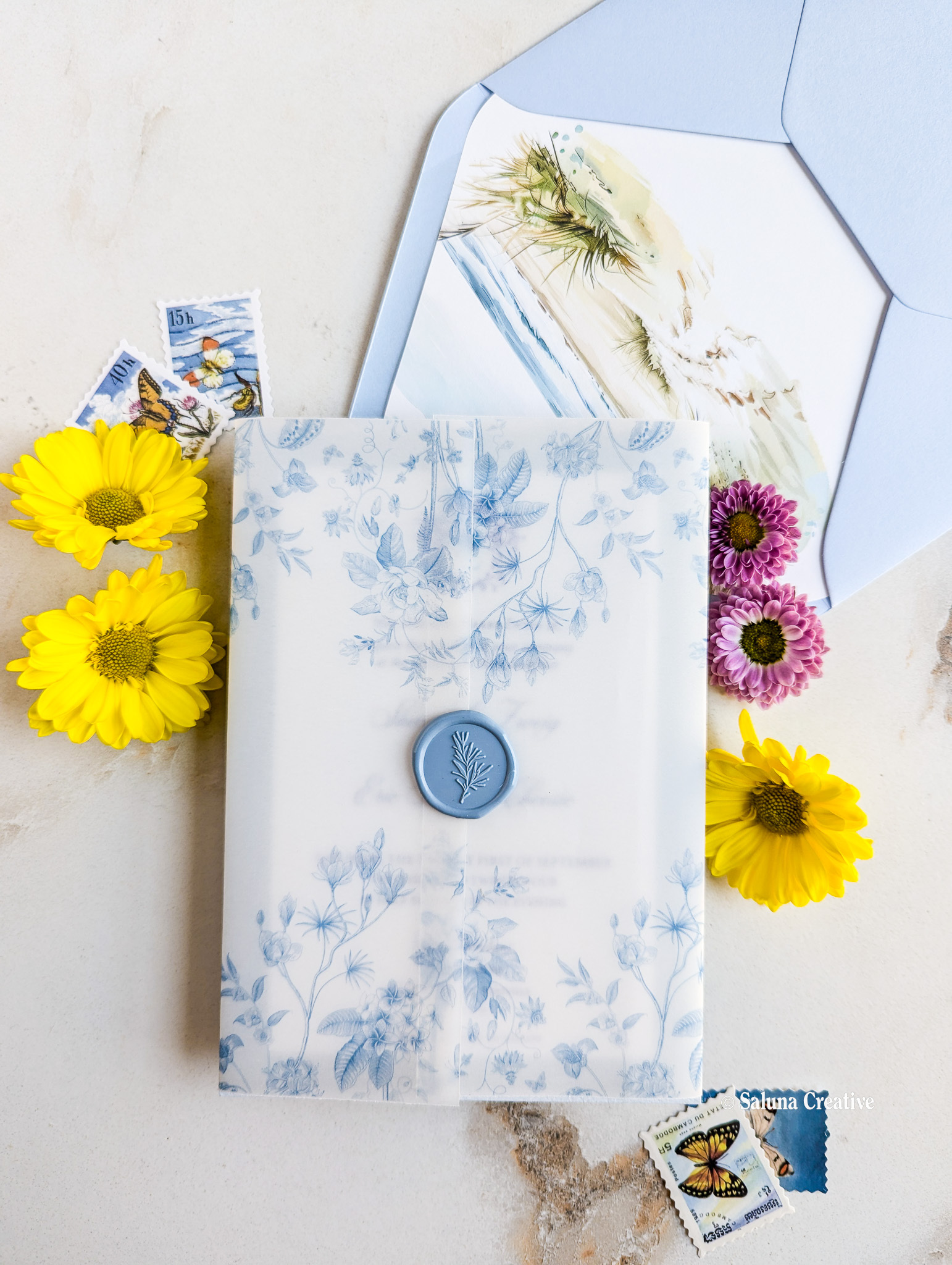 Toile Pattern Invitation Jacket