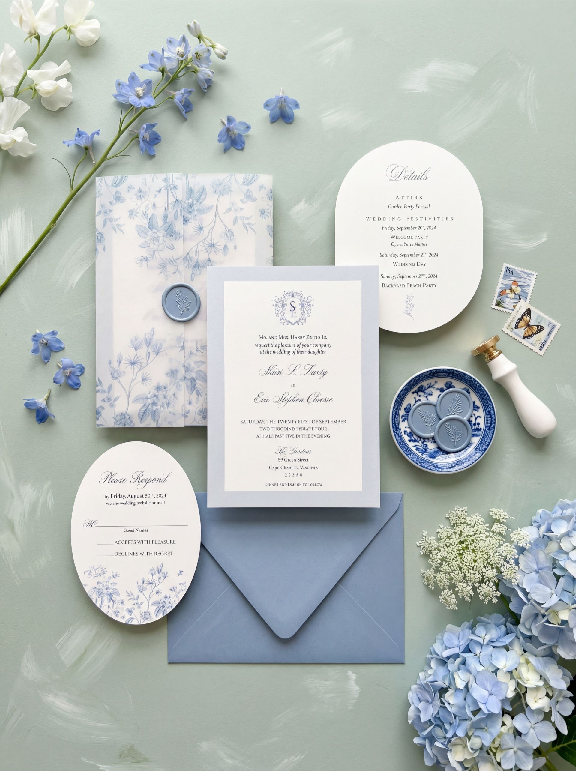 Chinoiserie Invitation