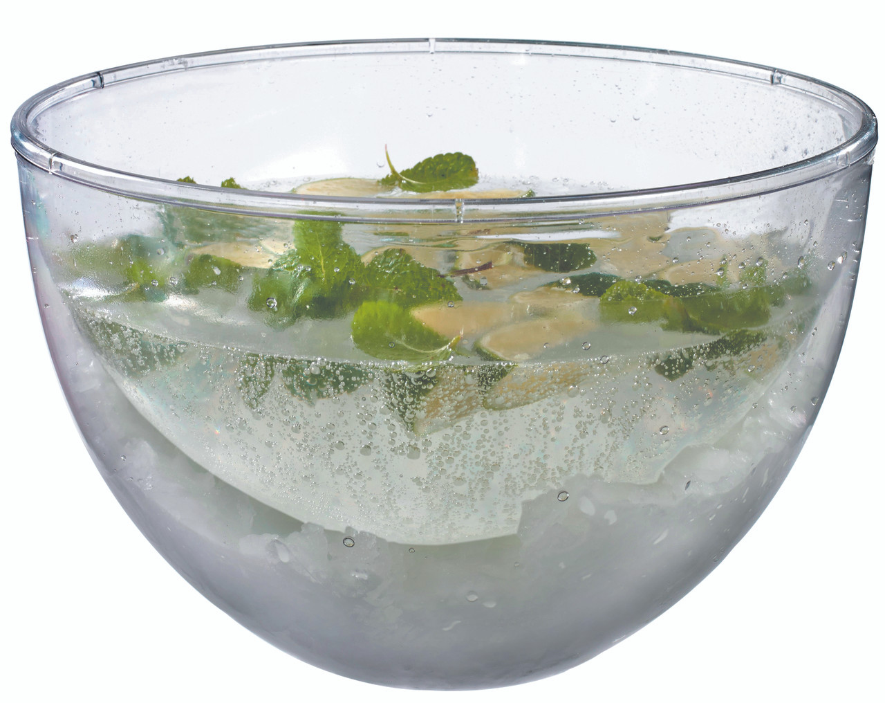 3.5 oz Transparent Plastic Catering Mini Salad Bowl - Solia USA