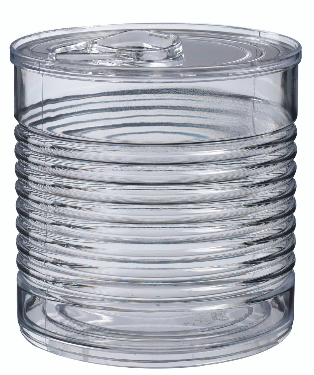 Tin can Transparent with lid 100ml / 3.4oz - Solia USA