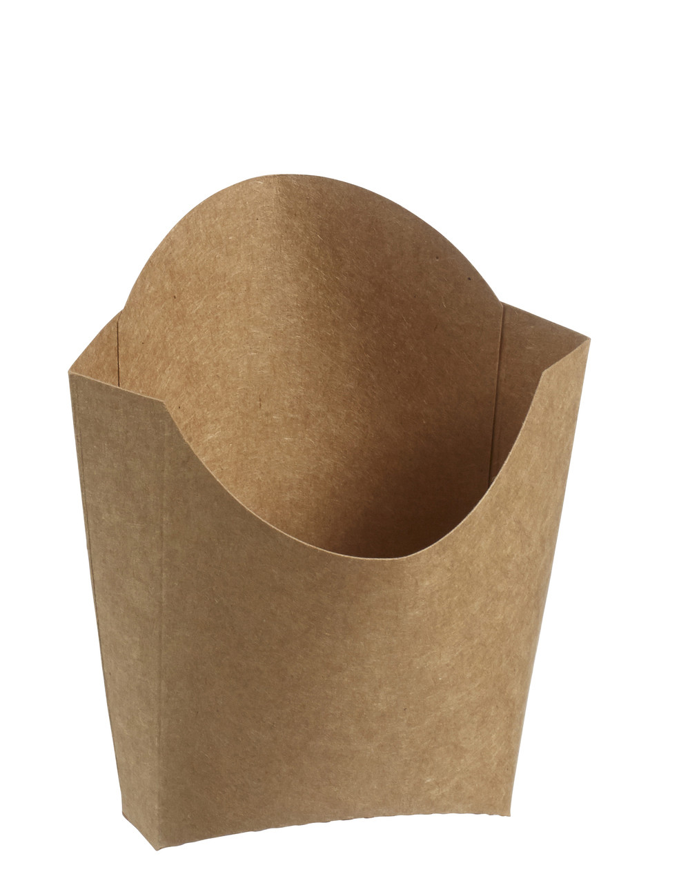 BROWN PAPER BAG FOR FRENCH FRIES 3/4LB DOUBLE WHITE INTERIOR  3,5x2,25X5,75 - Paper bags