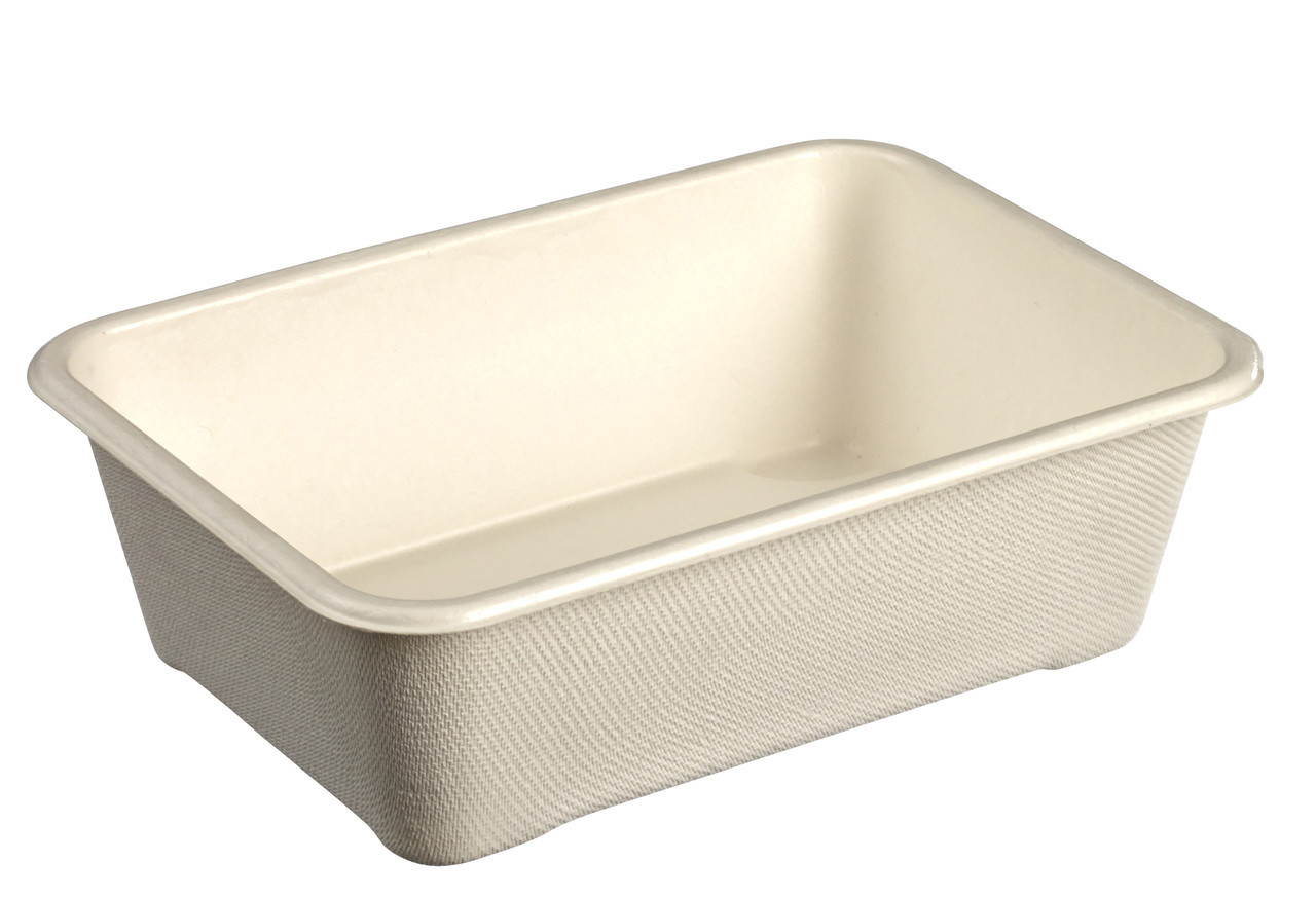 Rectangular container + lid PP 1500ml/50.7oz for To Go and