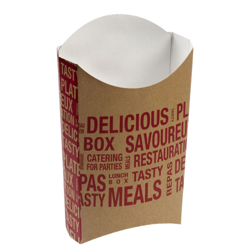 Kraft Paper French Fries Boxes - 12 Pc.