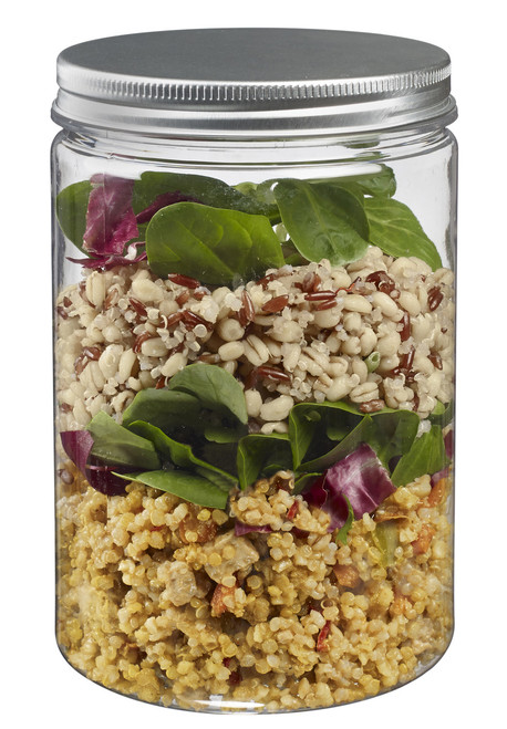 9.3 oz Disposable Jar Transparent for Catering , Takeaway - Solia USA