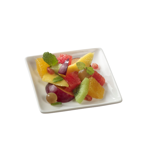 Solia ES32375_BC 31.78 oz. Salad Container w/ Lid and Strip - 250 / CS