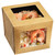 Cube snacking 120x120x100 mm, 2 windows (Case of 500 pc)