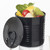 Tin Can with lid 2 oz Black (Case of 200 pc)