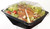 Salad Bowl black base with lid 30.4 oz