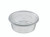 Round Plastic Transparent container with lid PP 300ml/10.1oz (Case of 450 pc)