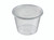 Round Plastic Transparent container with lid PP 500ml/16.9oz (Case of 450 pc)