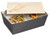 Bourriche lunch cardboard box 11.5" x 7.9" x 5.3"- COVER/LID AND STICK NOT INCLUDED (Case of 50 pc)