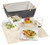 Bourriche wooden lid and tray mat 11.3"x7.7" / 286x196mm - LUNCH BOX AND WOODEN STICKS NOT INCLUDED (Case of 50 pc)