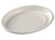 Galaxie sugarcane pulp oval white plate 7.9"x6.3" H0.9"/  200x160 H22mm (Case of 200  pc)