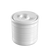 Tin Can With Lid White Ceramic Mini Dish 3.4 oz (Case of 96)