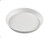 Pfas free Round Sugarcane pulp white plate Ninfea D6.3" x H0.8" / D160 x H20mm  (case of 200 pc)