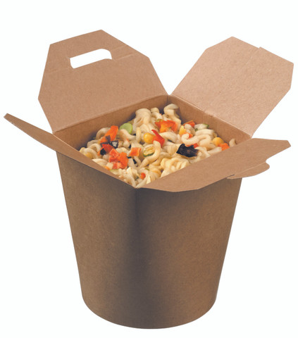 Salad bowl round kraft 750ml/25.4oz, Takeaway, To go, grab & Go