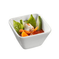 Emeraud White Ceramic Mini Dish 1.9 oz (Case of 144)