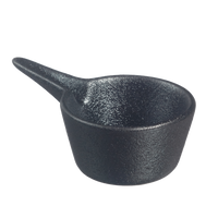 Eskoffié Saucepan Mini Dish Black Ceramic 1.4 oz (Case of 144)