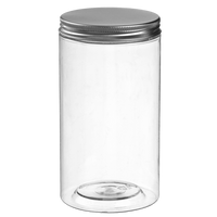 TORNILLO jar 18.9 Oz H 5.4" diam. 3" PET + aluminium lid (72pcs)