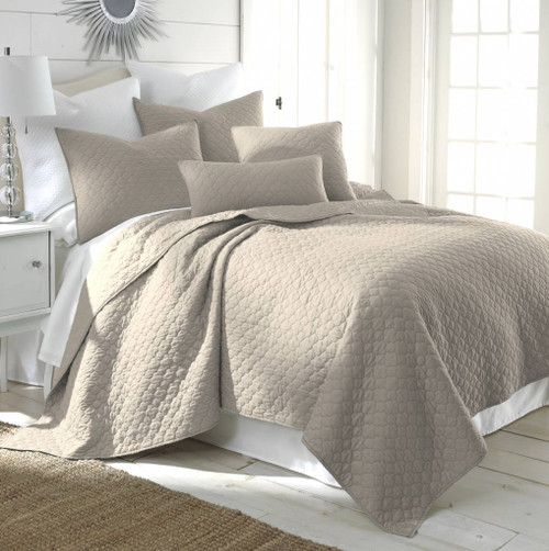 Bordeaux Quilt Set Taupe - King