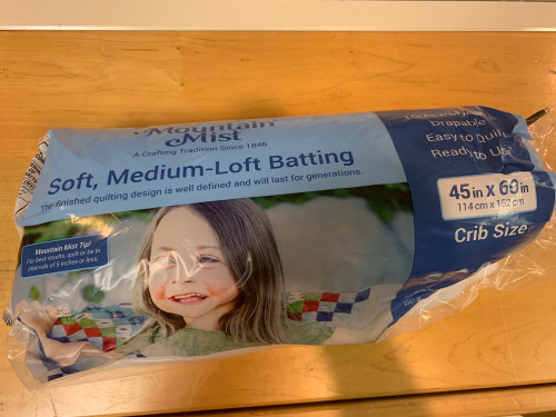 Soft, Medium-Loft Batting - Crib Size