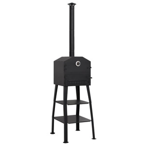  Outdoor Pizza Oven Charcoal Fired with 2 Fireclay Stones
