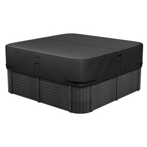 Outdoor Hot Tub Cover, 93 x 93 x 20 Inch Weatherproof and Waterproof Hot Tub Cover Protector, 600D 
