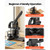 Button Maker Machine 1"/1.25"/2.25"(25/32/58 mm) Pin Maker Black, with 300pcs Button Parts, Circle 