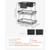 3 Tier Fruit Basket, Countertop Fruits Vegetable Bowl with Banana Hangers and Side Storage Basket, 