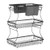 3 Tier Fruit Basket, Countertop Fruits Vegetable Bowl with Banana Hangers and Side Storage Basket, 