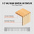 Dovetail Jig, 12 in Width, Dove Tailing Router Jigs with Router Bit & 1/2 Template, Precise Alignme