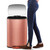 Set of 2 - Copper Gold Step-on Trash Can - 13-Gallon and 1.3-Gallon